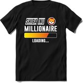Shiba inu millionaire T-Shirt | Crypto ethereum kleding Kado Heren / Dames | Perfect cryptocurrency munt Cadeau shirt Maat S