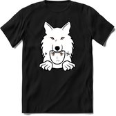 Saitama T-Shirt | Saitama Inu Wolfpack Crypto Ethereum kleding Kado Heren / Dames | Perfect Cryptocurrency Munt Cadeau Shirt Maat 3XL