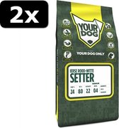 2x YD IERS ROOD-WITTE SETTER SEN 3KG