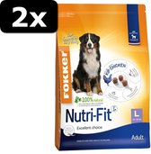 2x FOKKER NUTRI-FIT ADULT L 13KG