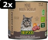 2x BIOFOOD ORGANIC RUND MENU 12X200GR