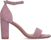 Manfield - Dames - Paarse suède pumps - Maat 37