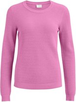 Vila Trui Vichassa L/s Knit Top-fav 14043285 Fuchsia Pink Dames Maat - L