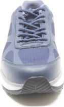 Joya, CANCUN II BLUE, 224SNE, Blauwe heren sneaker met schokdempende PU zolen wijdte H