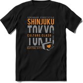 Tokyo - Shibuya | TSK Original & vintage | T-Shirt Heren - Dames | Zilver - Goud | Perfect Cadeau Shirt | Grappige Spreuken - Zinnen - Teksten | Maat 3XL