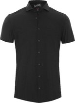 Pure - Short Sleeve The Functional Shirt Donkerblauw - Maat 39 - Modern-fit