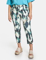 SAMOON Dames 7/8-Betty jeans met print