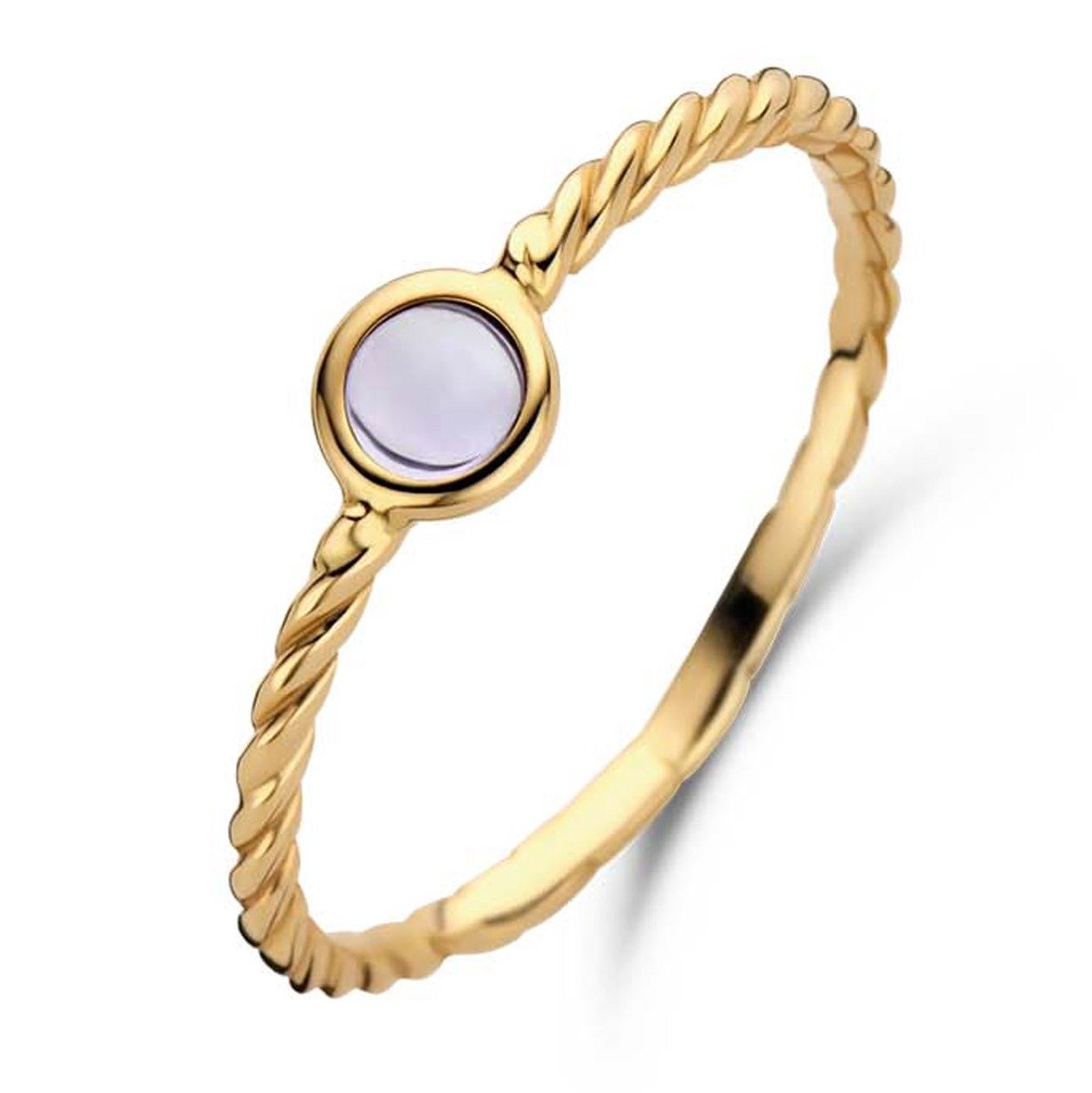 Jackie Gold - JKR22.216 Amethyst Twist - Ring