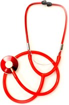 Stethoscoop voor verpleegkundige - Enkelzijdig - Kleur Rood - verpleegster stethoscoop - Nurse Stethoscope