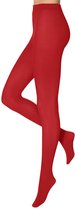 Dames Feest Legging | Rood | 60 Denier | Maat L/XL | Gekleurde legging | Neon Legging | Leggings | Legging carnaval | Legging meisje | Carnavalskleding | Apollo