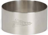garneerring 9 cm rvs zilver