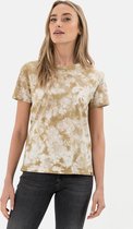 camel active T-shirt met korte mouwen met batik patroon