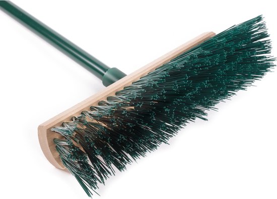 Benson Groene straatbezem - afschroefbare steel - kunststof haren - 117 cm van Benson — afbeelding 5