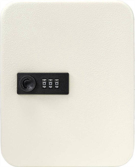 Armoire à Clés Sygonix SY-4737738 – 20 Crochets, Blanche, Durable Et Sécurisée