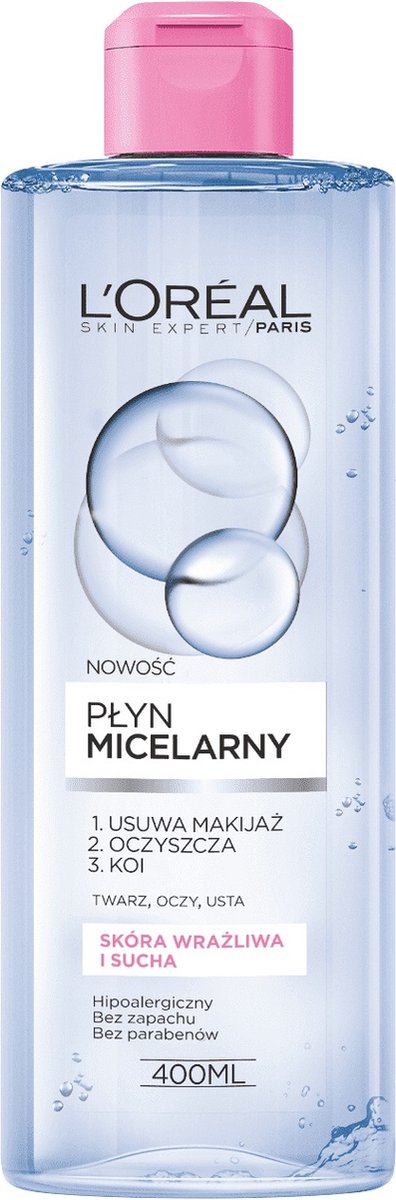 L'Oreal - Skin Expert Micellar Liquid Score Sensitive I Drought 400Ml