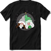 Kerstkabouter Buddy Kerst T-shirt | Groen | Jongens / Meisjes | Grappige Foute kersttrui Shirt Cadeau | Kindershirt | Leuke Elf, Rendier, Kerstboom en Kerstballen Ontwerpen. Maat 1