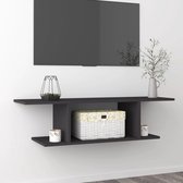 Tv-wandmeubel 103x30x26,5 cm grijs