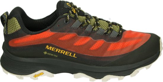 Merrell J5066989 - Heren wandelschoenenVrije tijdsschoenenWandelschoenen - Kleur: Rood - Maat: 47