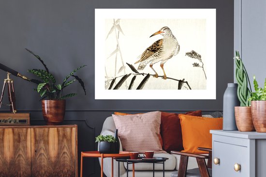 Stickers muraux - Film autocollant - Vogel - Branche - Scandinave - Japonais - 120x90 cm - Film adhésif - Stickers muraux chambre enfant - Papier peint autocollant - Papier peint autocollant - Film autocollant