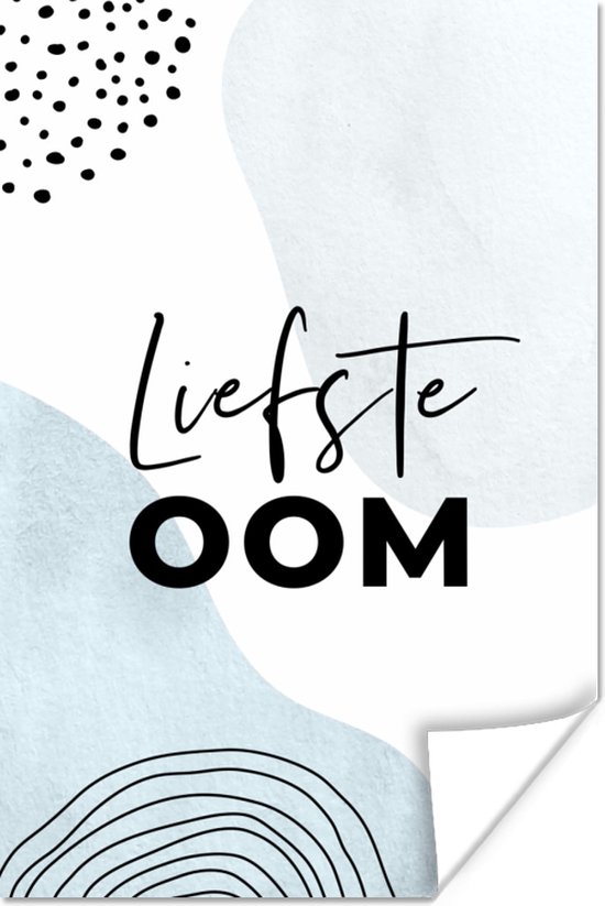 Affiche Proverbes - Citations - 'Cher Oncle' - 20x30 cm