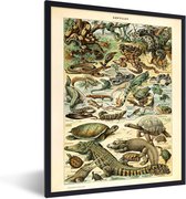Fotolijst incl. Poster - Dieren - Reptielen - Design - 30x40 cm - Posterlijst