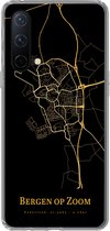Geschikt voor OnePlus Nord CE 5G hoesje - Bergen op Zoom - Kaart - Gold - Siliconen Telefoonhoesje