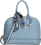 Charm London Leicester Handtas - Ijs Blauw