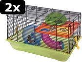 2x HAMSTERKOOI CRICETI 9 DBL/GEEL