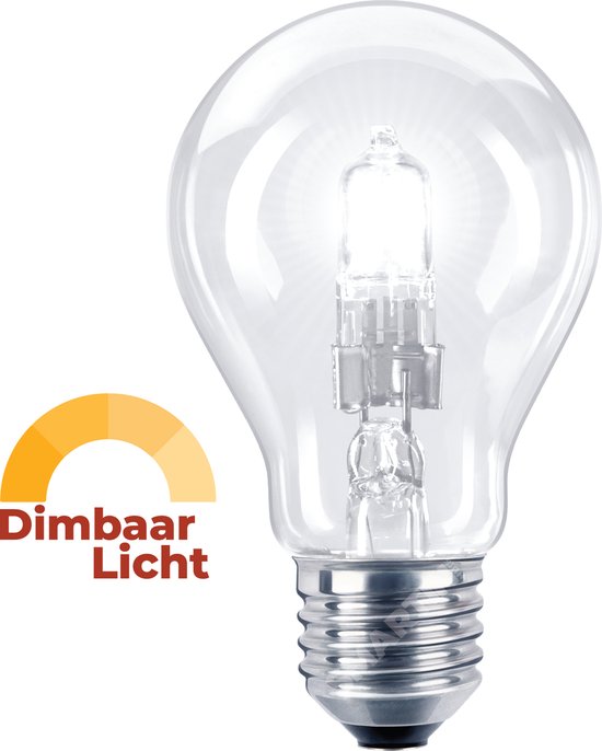 verfrommeld Ondergeschikt Oorzaak TrixLine Halogeenlamp E27 - 52W (70W) - Warm Wit Licht - Dimbaar | bol.com