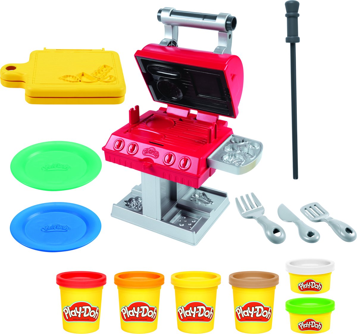Play-Doh Super Grill Barbecue - Klei Speelset — afbeelding 10