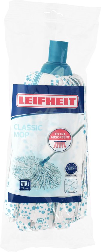 Leifheit 52068 Classic Viscose Mop Tête de rechange - convient au set de vadrouille Leifheit Classic
