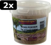 2x GEMALEN PENSPOEDER 400GR