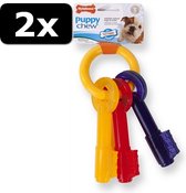 2x NYLABONE PUP SLEUTEL BACON <16KG