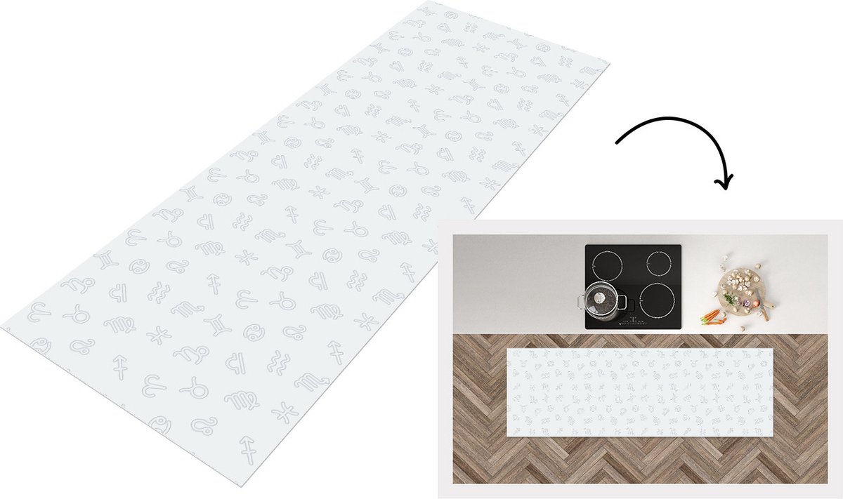 KitchenYeah Keukenloper - Loper keuken - Sterrenbeeld - Astrologie - Design - Keukenloper vinyl multicolor, foto 2