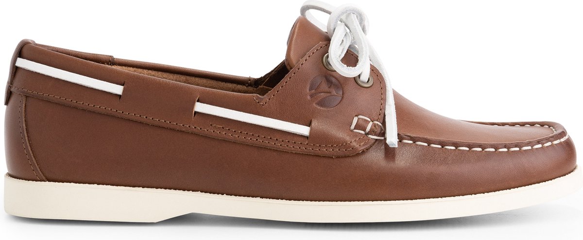 Travelin' Exmouth Dames - Bootschoenen - Leer - Cognac