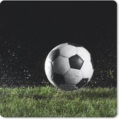 Muismat Klein - Voetbal in het gras - 20x20 cm