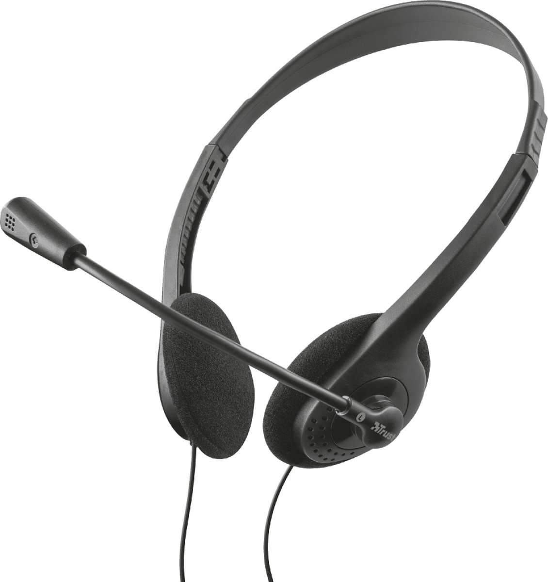 Trust HS-100 Headset Bedraad Hoofdband Kantoor/callcenter Zwart