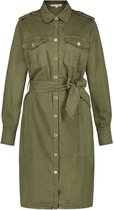 Tramontana Jurk Casual Sandwashed Olive M