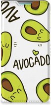 Mobiel Bookcase Valentijn Cadeautje Haar Geschikt voor Samsung Galaxy A53 Smart Cover Hoesje Avocado Singing