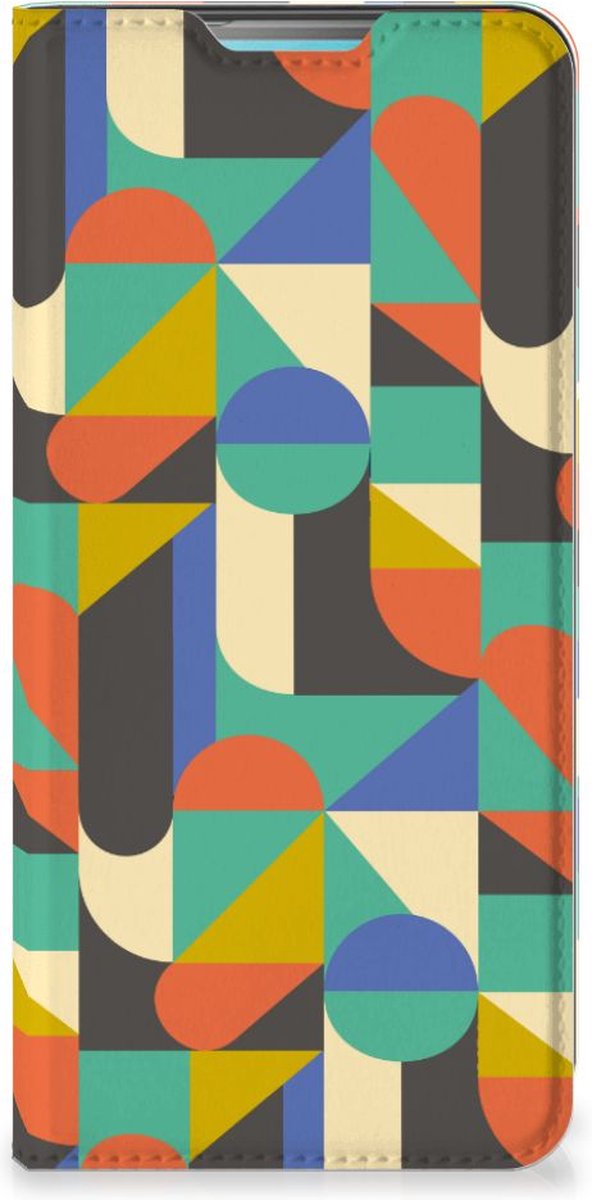 Standcase Hoesje voor Samsung Galaxy A53 Hoesje met Magneet Funky Retro
