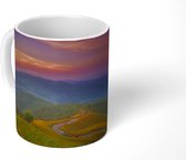 Mok - Bergen - Kleuren - Pastel - 350 ML - Beker - Uitdeelcadeautjes