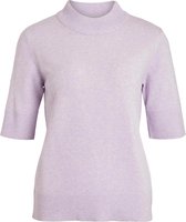 Vila Trui Viril Crew Neck 2/4 Knit Top - Noos 14067869 Pastel Lilac/melange Dames Maat - XS