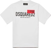 Dsquared2 Jongens T-shirt Wit maat 140
