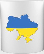 Akyol® Oekraine vlag Mok met opdruk | oekraine | Kiev | Ukraine | 350 ML inhoud