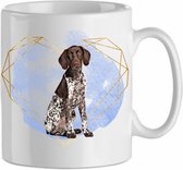 Mok pointer korthaar 7.1| Hond| Hondenliefhebber | Cadeau| Cadeau voor hem| cadeau voor haar | Beker 31 CL