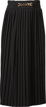 Meisjes plisse rok ketting zwart - lang | Maat 116/ 6Y