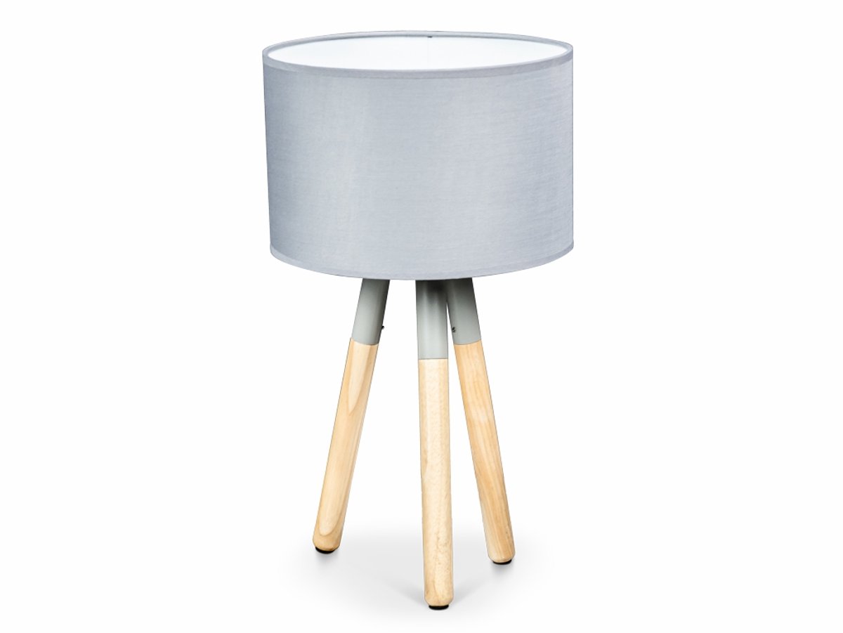 Lanterfant® Lamp Kim - Staande lamp - Driepoot - Lichtgrijs
