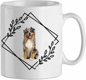 Mok Shetland Sheepdog 3.4| Hond| Hondenliefhebber | Cadeau| Cadeau voor hem| cadeau voor haar | Beker 31 CL