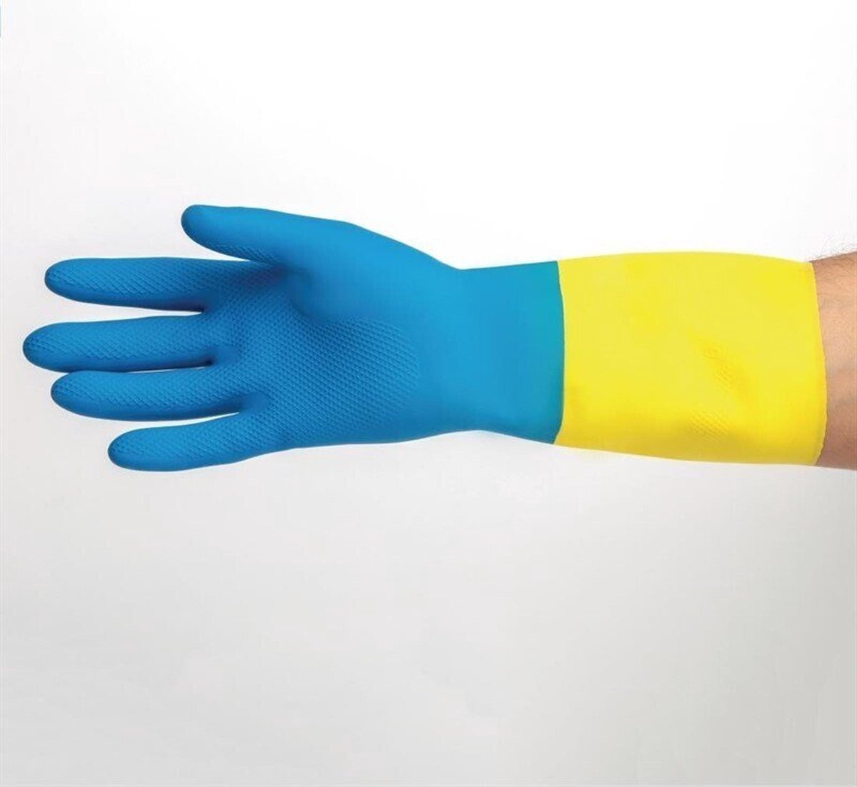 Goedkoopste MAPA Alto 405 Waterdichte Heavy-Duty Werkhandschoenen Blauw En Geel