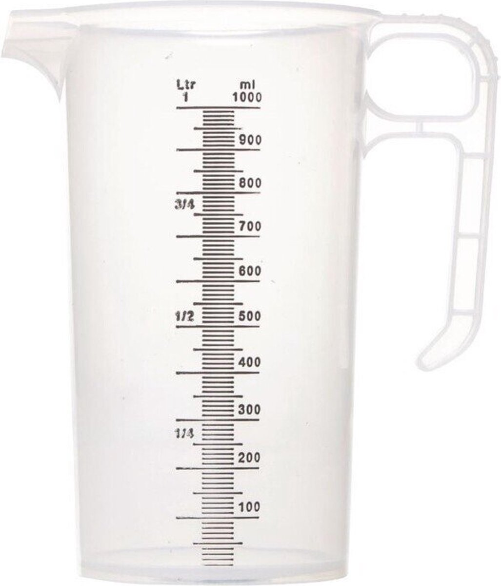 Pro-Measures Polypropyleen Maatbeker 1000ml - Pro-Measures FD326 - Restaurant - Hotel - Professioneel